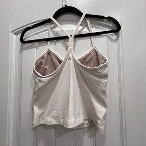 Lululemon Power Y Tank - white - size 4